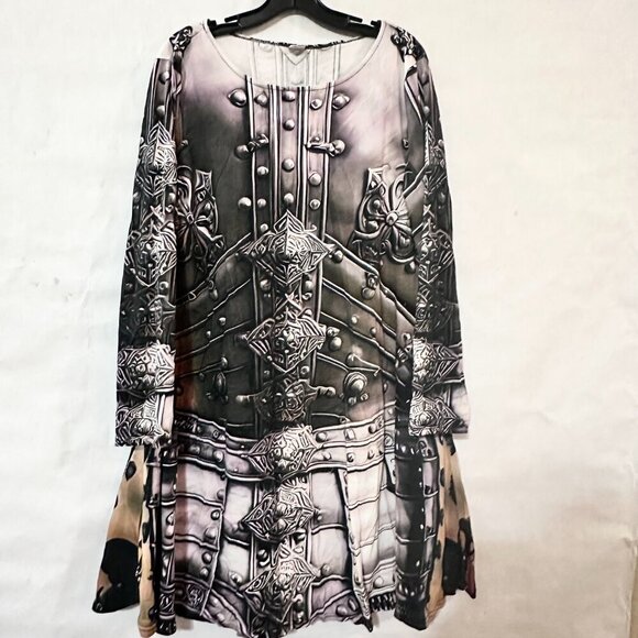 Gladiator Dress Cotton Medieval Armor Knight Size 2XL Cosplay Renaissance NWT - Picture 8 of 9